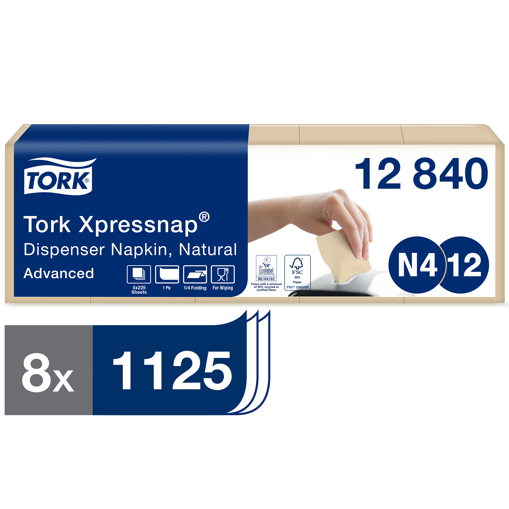 Tork Xpressnap natur disprs.