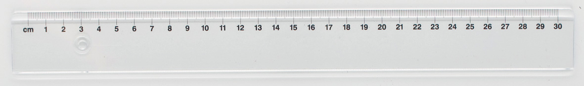 Linjal Office Depot plast 30cm