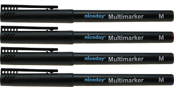 Märkpenna Niceday m perm 4set