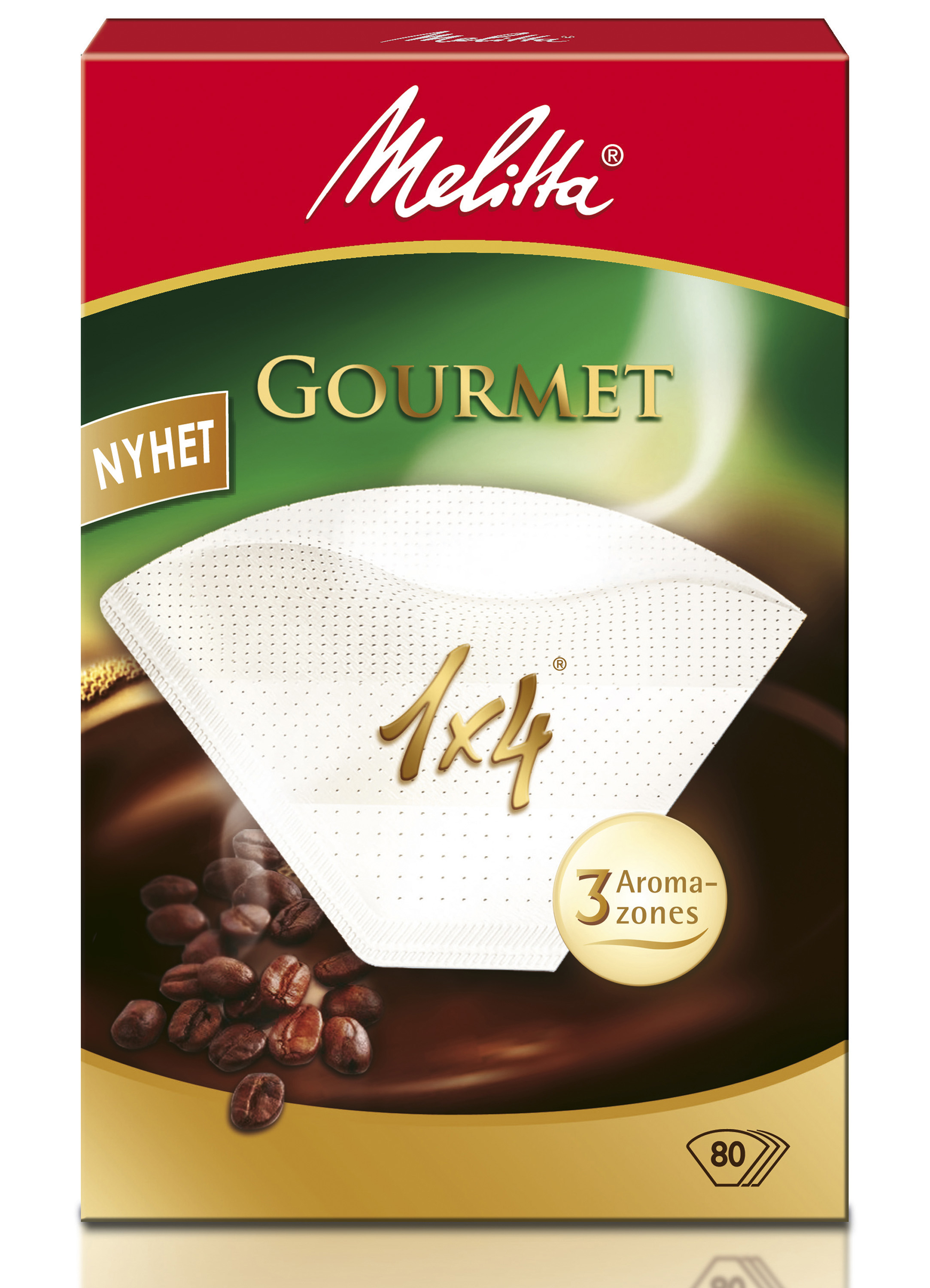 Filter Melitta Gourmet 1x4 80/