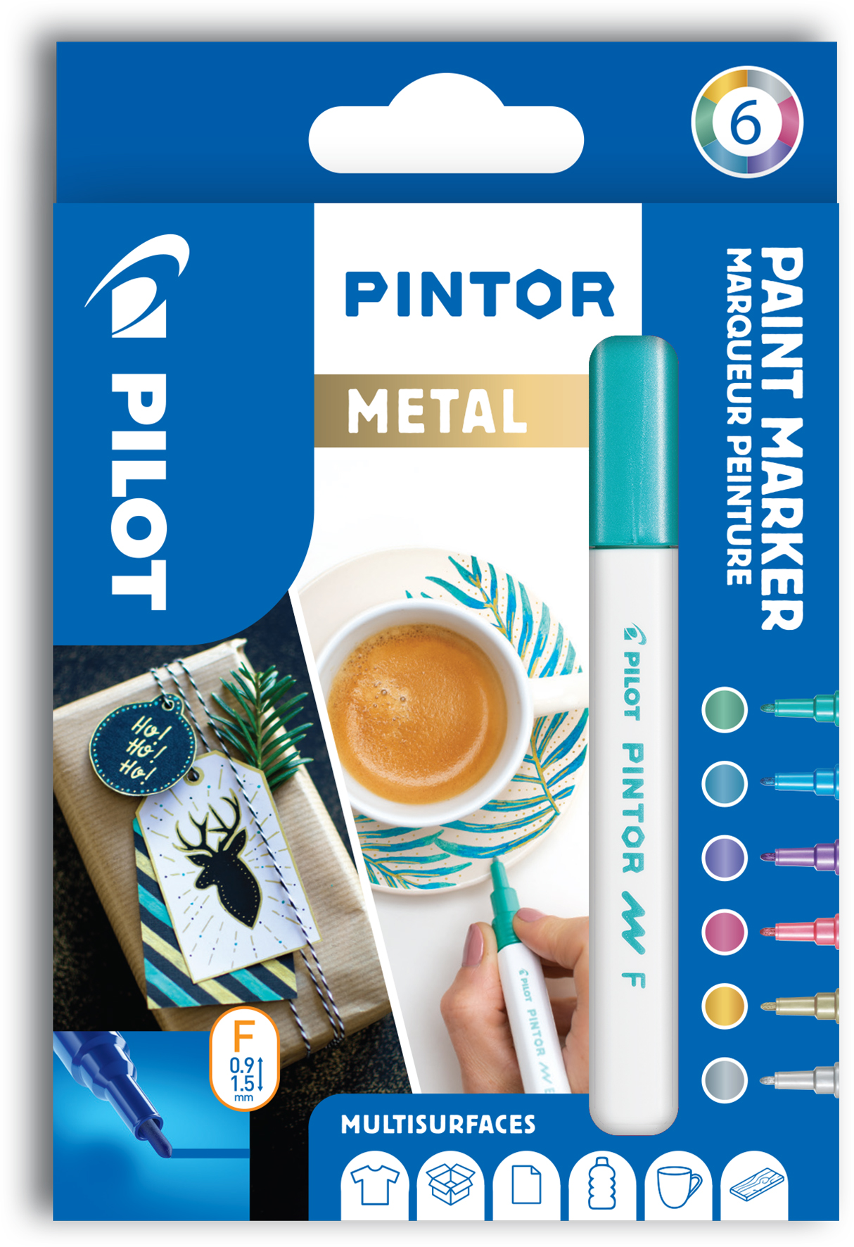 Märkpenna Pintor metall 6/fp