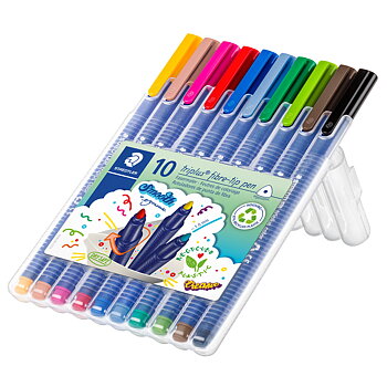 Fiberpenna Staedtler 1,0 10/fp