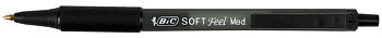 Kulpenna Bic Soft Feel svart