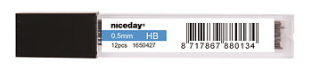 Stift Niceday 0,5mm HB 12/tub