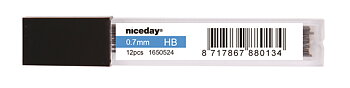 Stift Niceday 0,7mm HB 12/tub