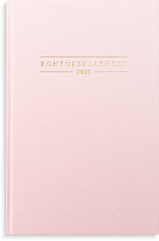 Kontorskalender 2025 rosa