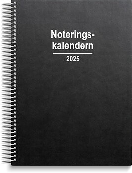 Noteringskalendern 2025 svart