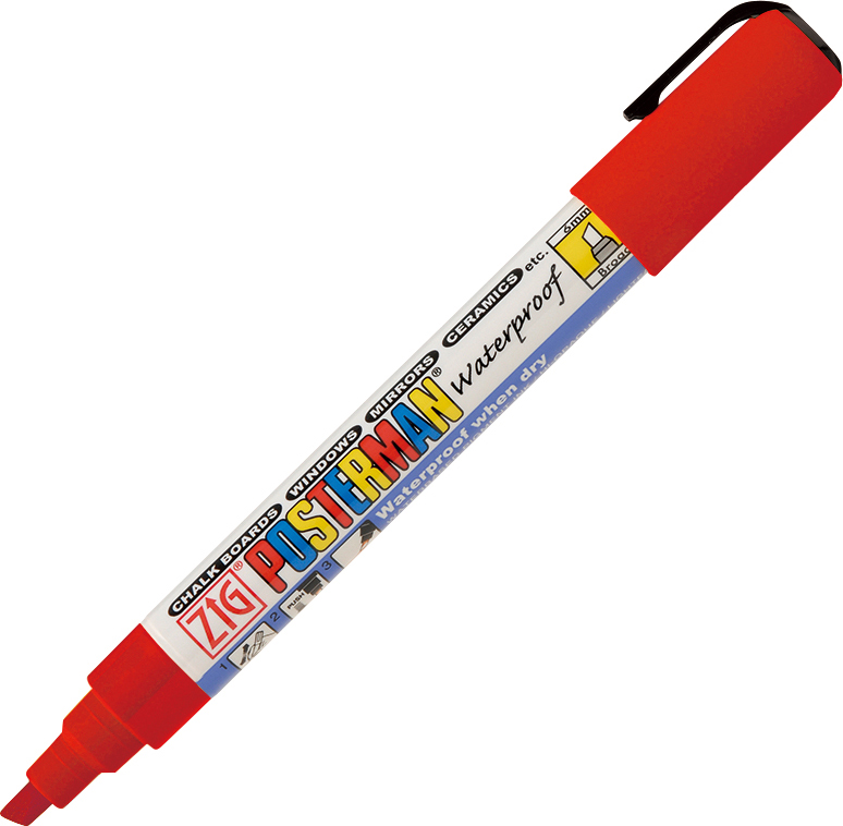 ZIG Posterman 6mm vattenfast r