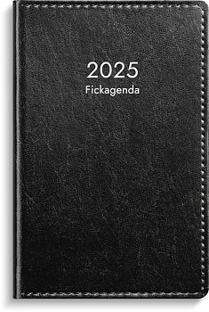 Fickagenda svart 2025