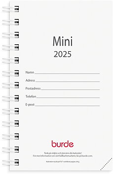 Kalender 2025 Mini refill