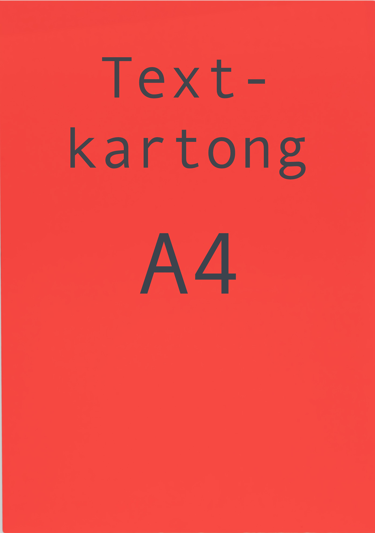 Kartong A4 flour röd 25/fp