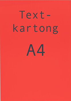 Kartong A4 flour röd 25/fp