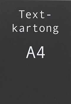 Kartong A4 svart 25/fp