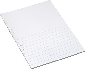 Arbetsblad A4 ½ sida linj 500f