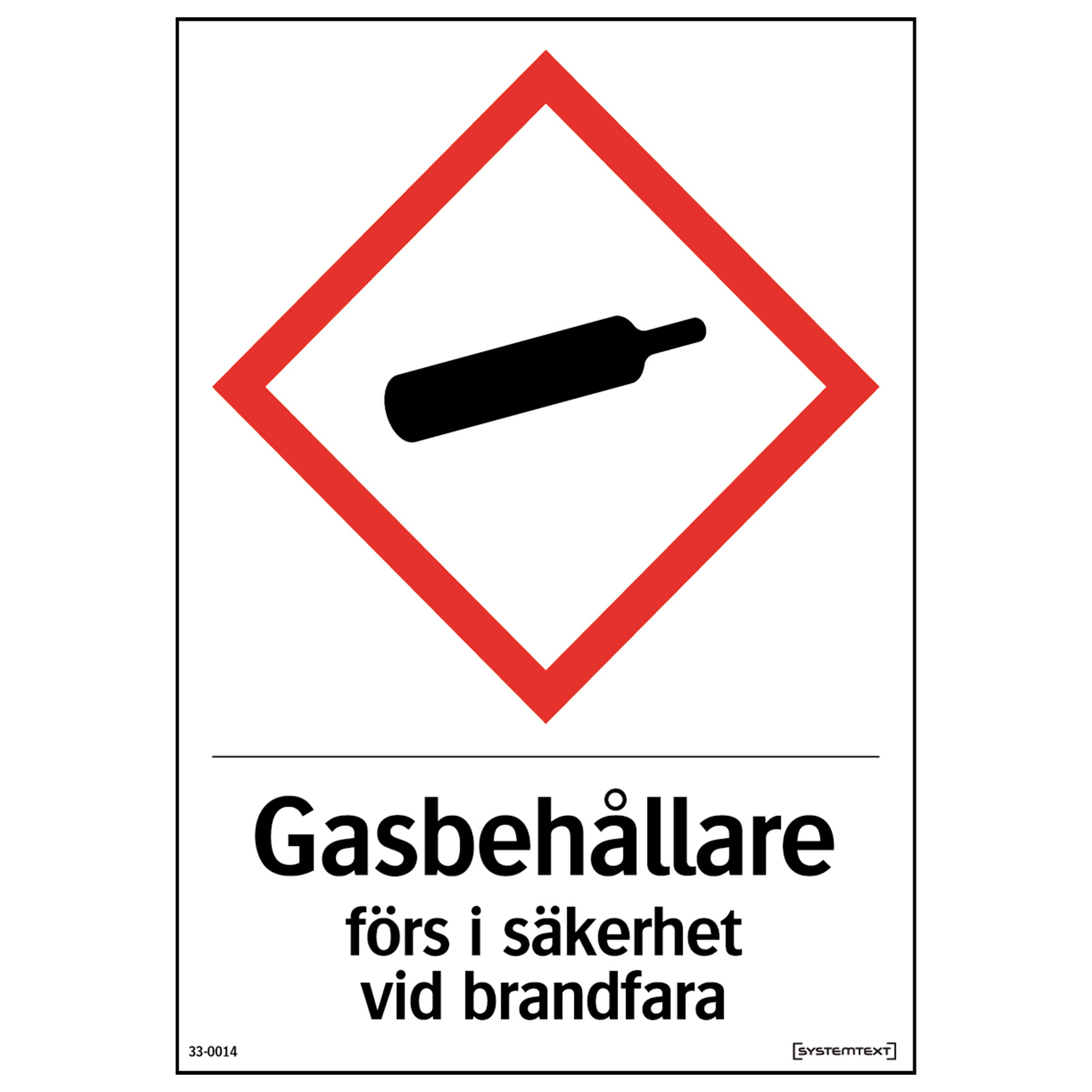 Dekal Gasbehållare A5