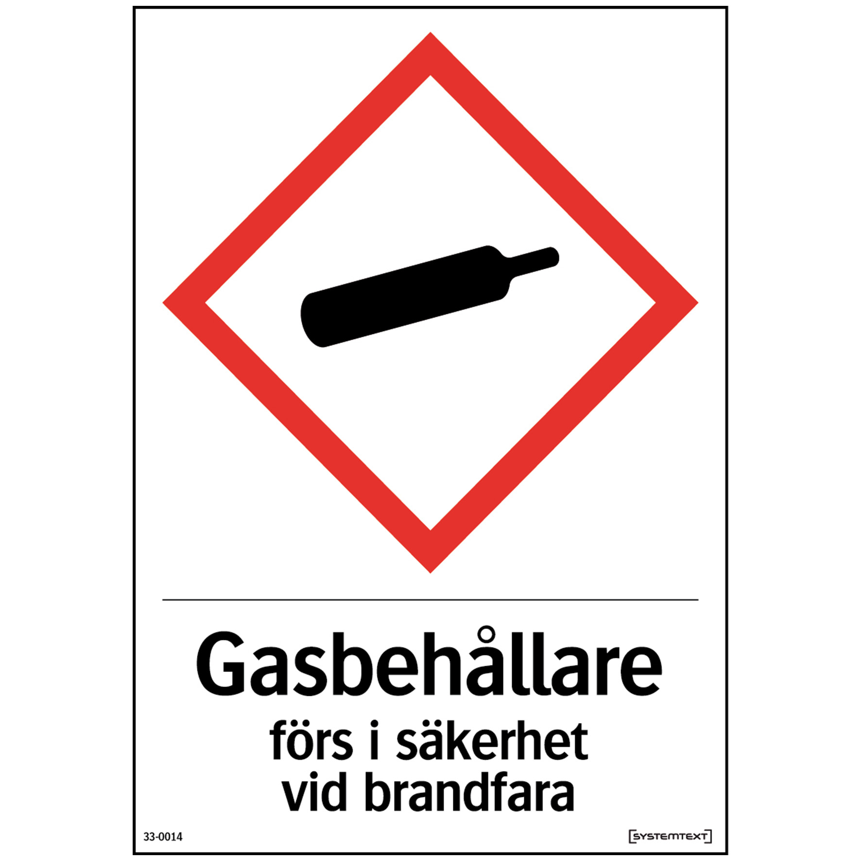 Dekal Gasbehållare A6