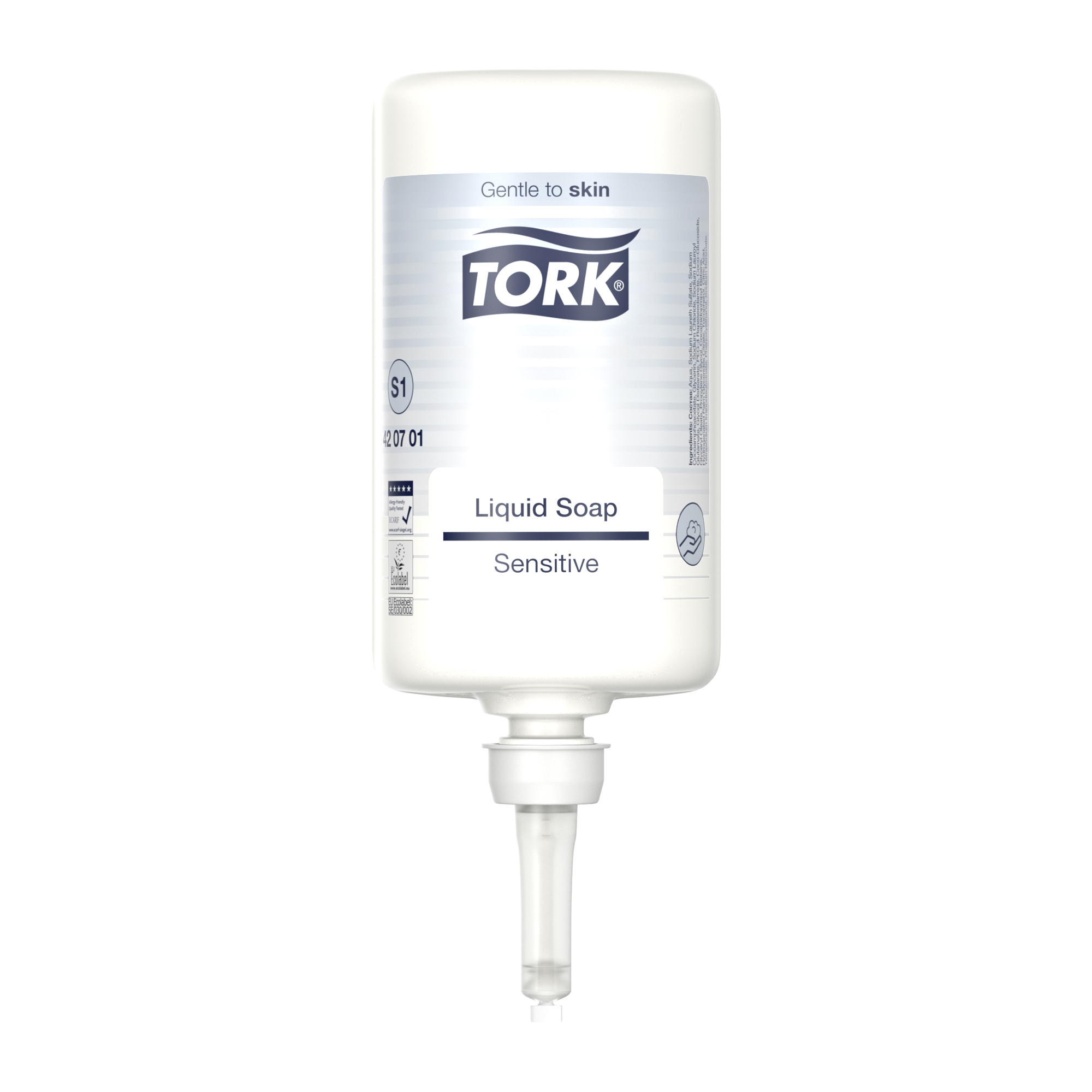 Tvål Sensitive Tork S1 1L