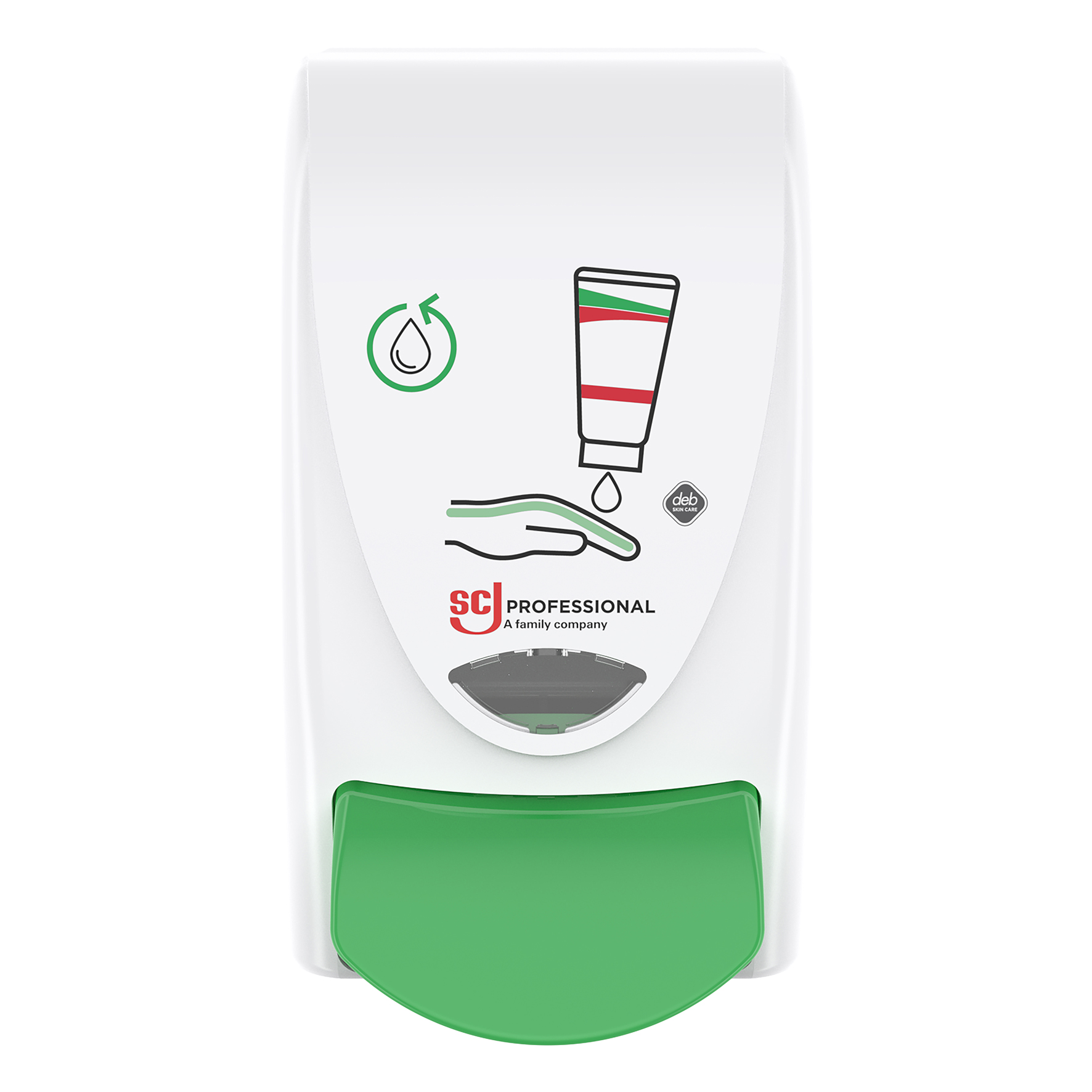 Dispenser arbetskräml 1L vit..