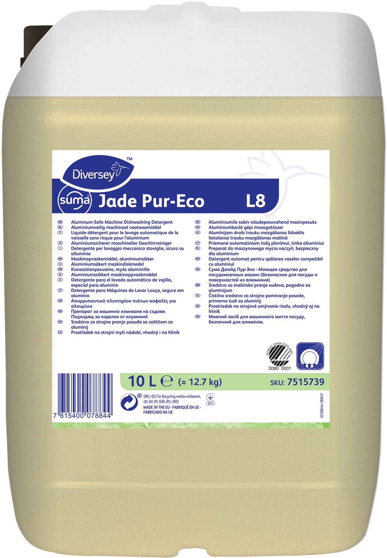 Maskindisk Suma JadePurEco 10L