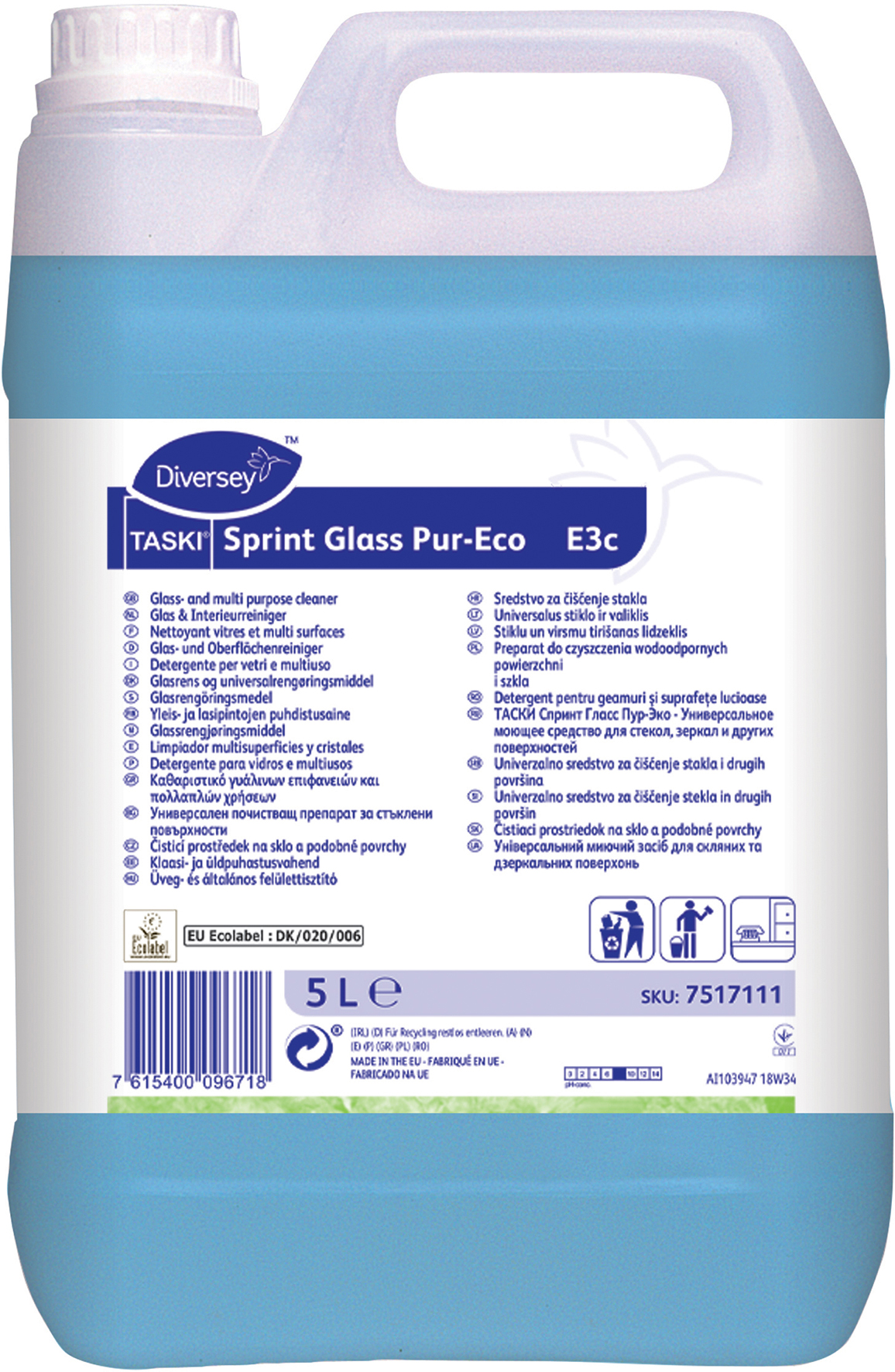 Sprint Glas Pur-Eco 5 L