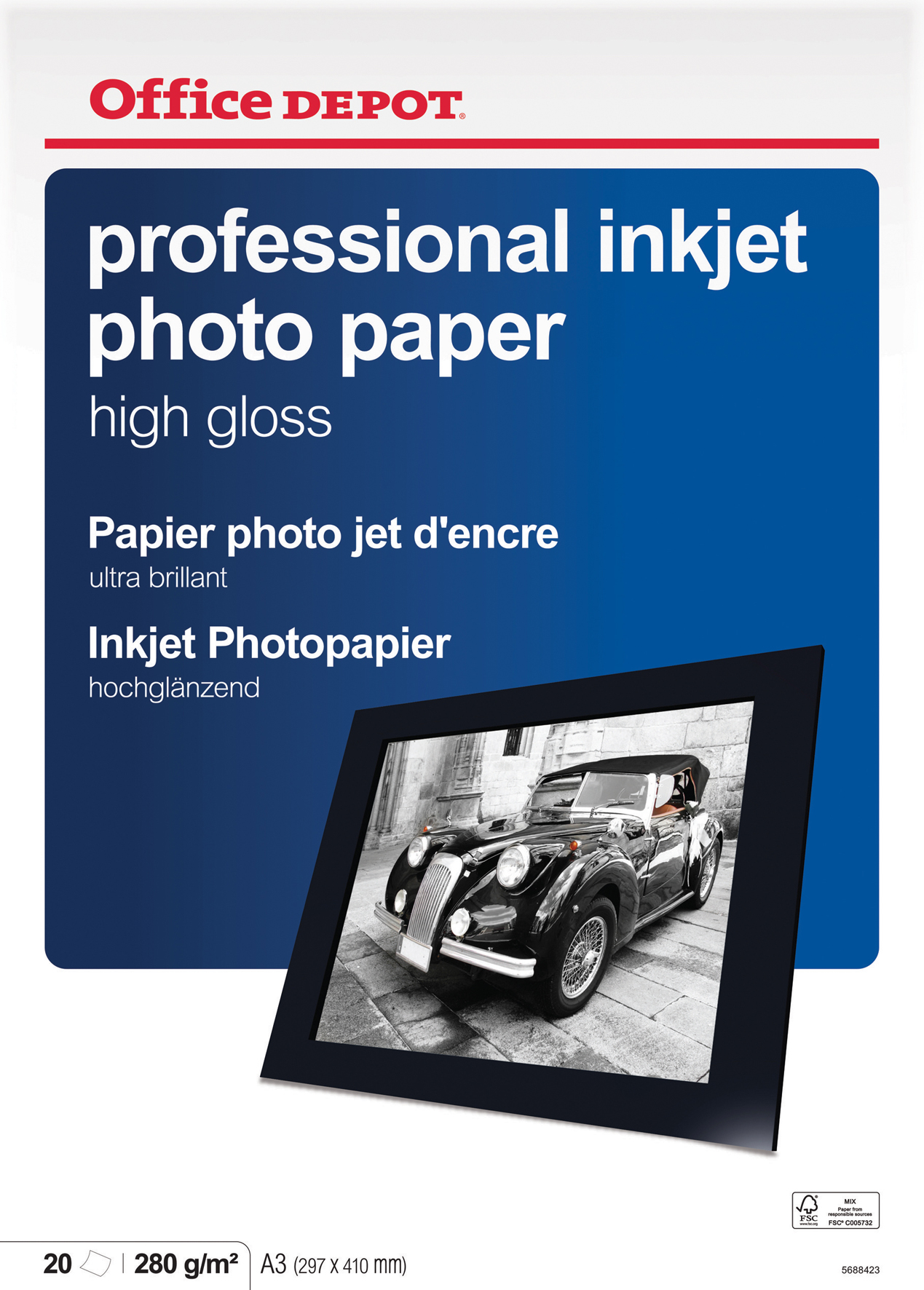 Fotopapper OD A3 h.gloss 20/fp - YouOffice Kontorsprodukter AB