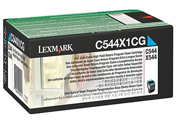 Toner Lexmark C544X1CG cyan