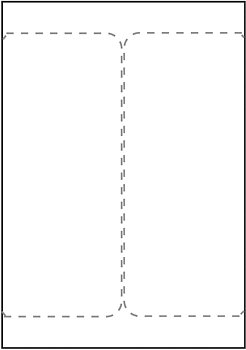 Transportetikett 105x220mm A4