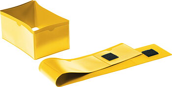 Pallfotsficka 145 x 75 mm gul