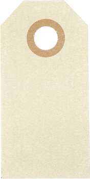 Etikett Manilla natur 30/fp