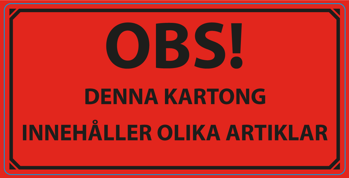 Varningsetikett Olika artiklar