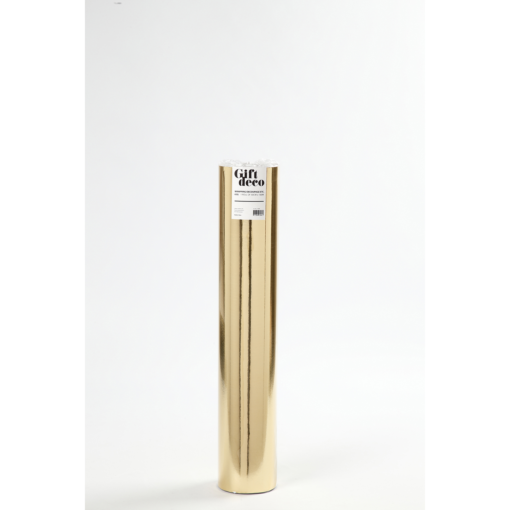 Presentpapper Guld blankt 100m