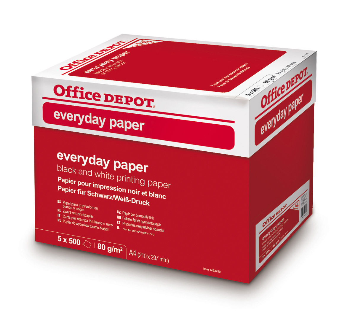 Papper Everyday80g A4 2500krt