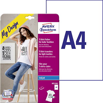 Fotopapper A4 T-shirt ljus 5/f