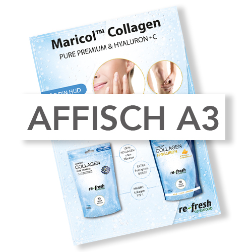 Collagen Pure & Hyaluron Affisch A3
