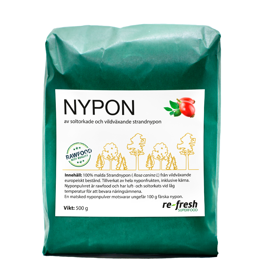 Nyponpulver Re-fresh Superfood 500 g