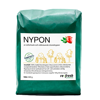 Nyponpulver Re-fresh Superfood 500 g