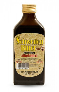Svenskdroppar utan alkohol Schwedenbitter 200 ml