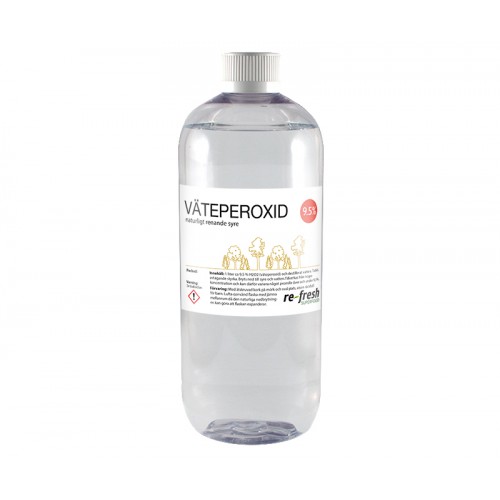 Väteperoxid 9,5% Re-fresh Superfood 1000 ml