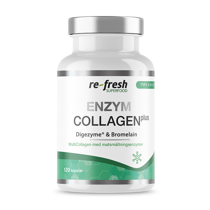 Enzym Collagen Plus Re-fresh Superfood 120 kapslar