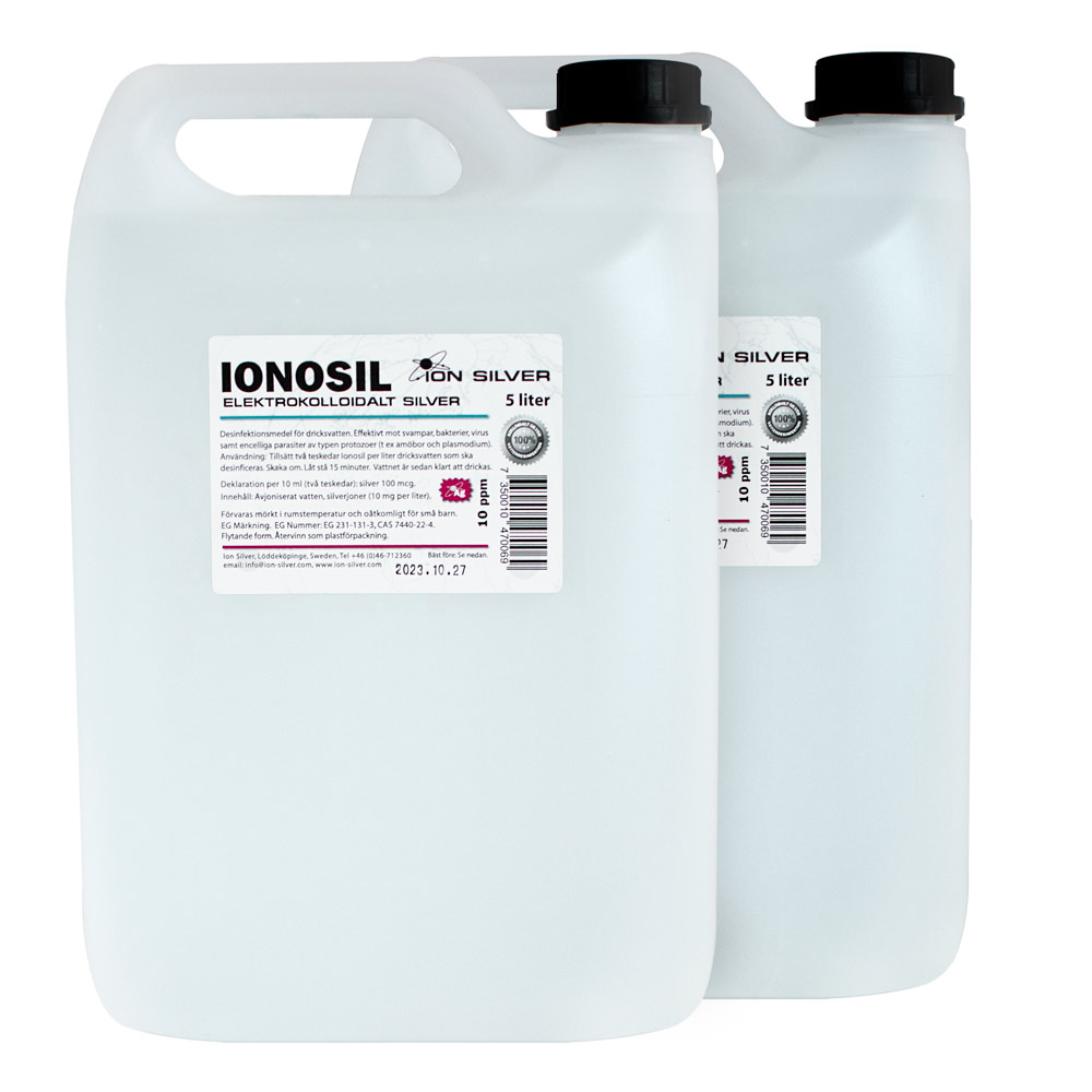 Ionosil kolloidalt silver 5 liter, 2-PACK 