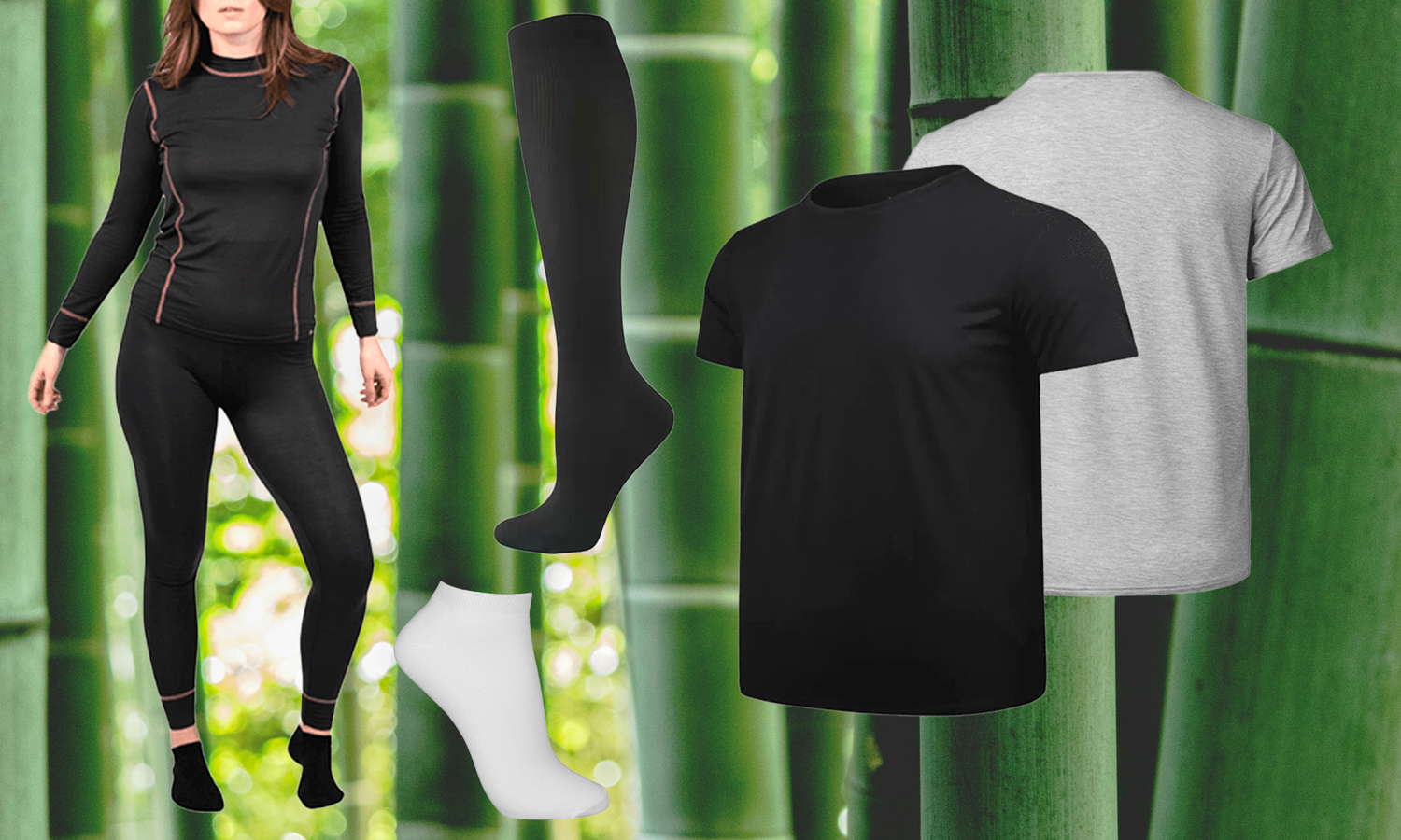 Bambukläder Håller dig varm och torr 