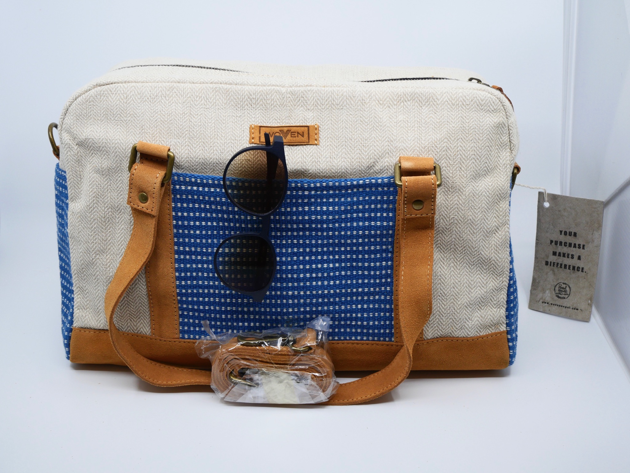 Res hållbart och smart med väskor av nässlor och resttrådar HANDLA NU!