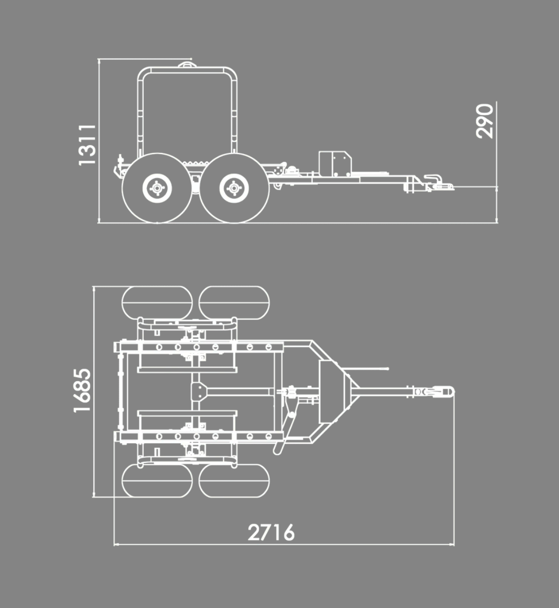 Balvagn ATV Chapman BT500 (FRI frakt) - 17