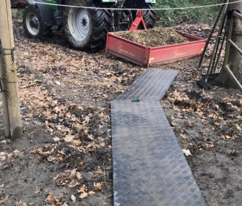 Körplatta 30 ton  15mm 2000x1200mm inkl stålpall (FRI frakt) - 2