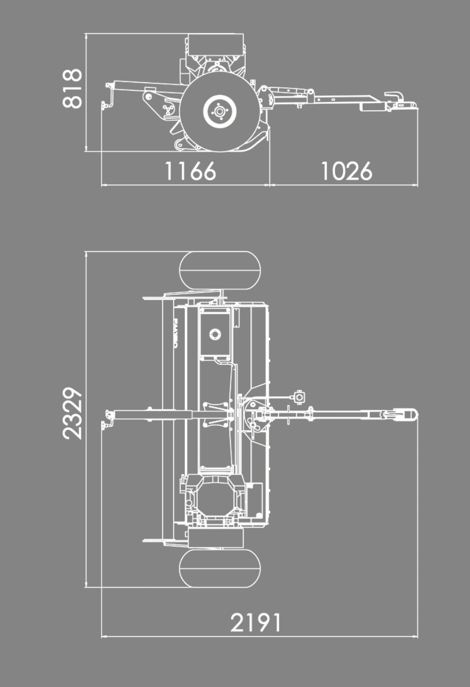 Slaghack ATV Chapman FM150 PRO (FRI frakt) - 27