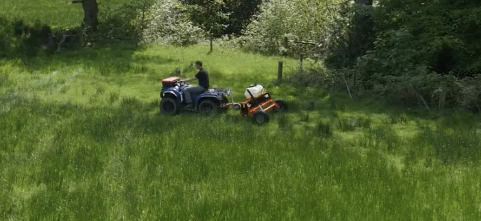 Ogräsutrotare ATV Chapman W240 (FRI frakt) - 3