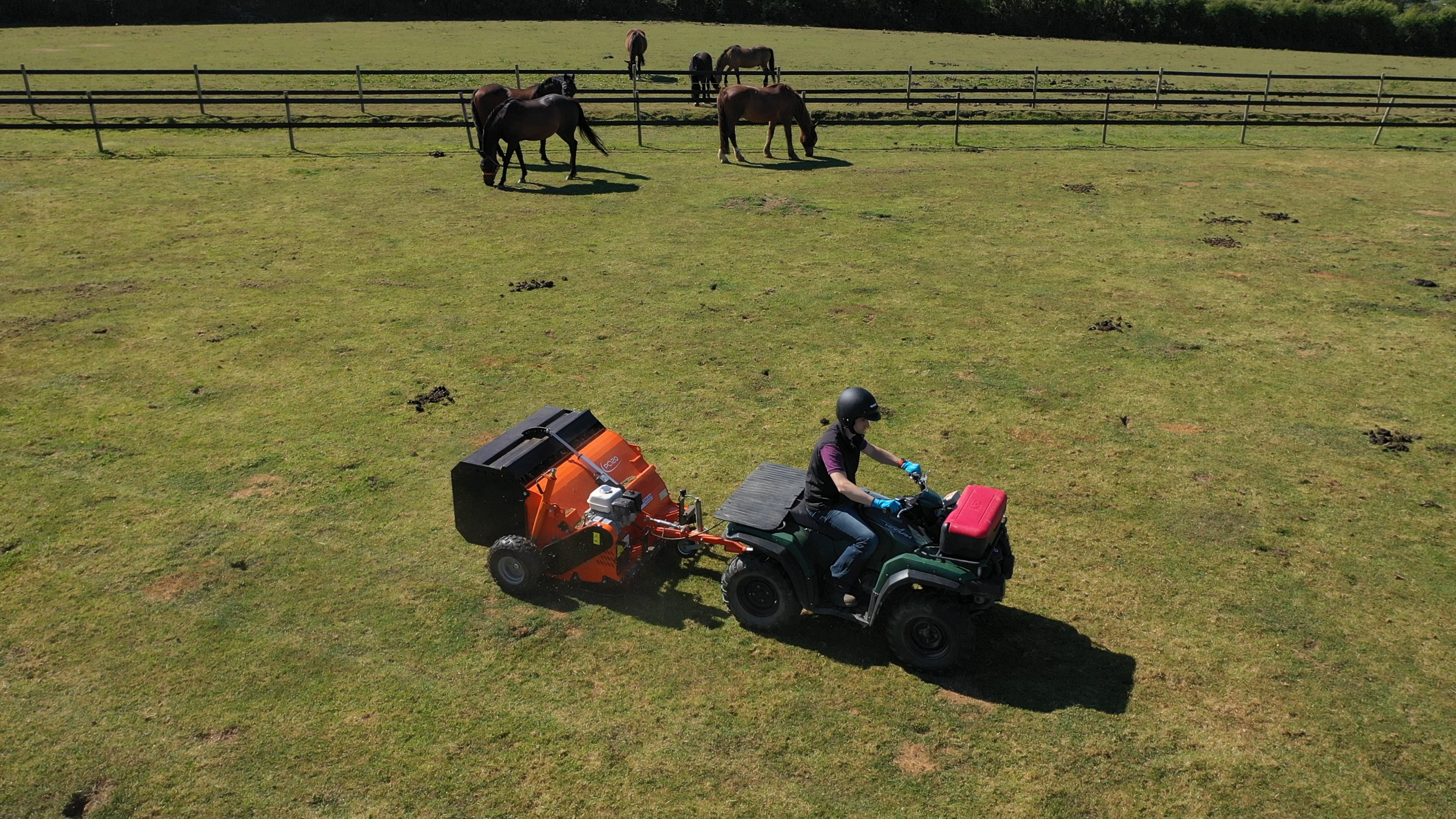 Chapman PC150 Paddock Cleaner – bred paddock sweeper och gödseluppsamlare för stora hagar (Fri frakt) - 27