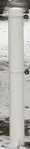 Hörn- och grindstolpe 135 mm med lock - 4