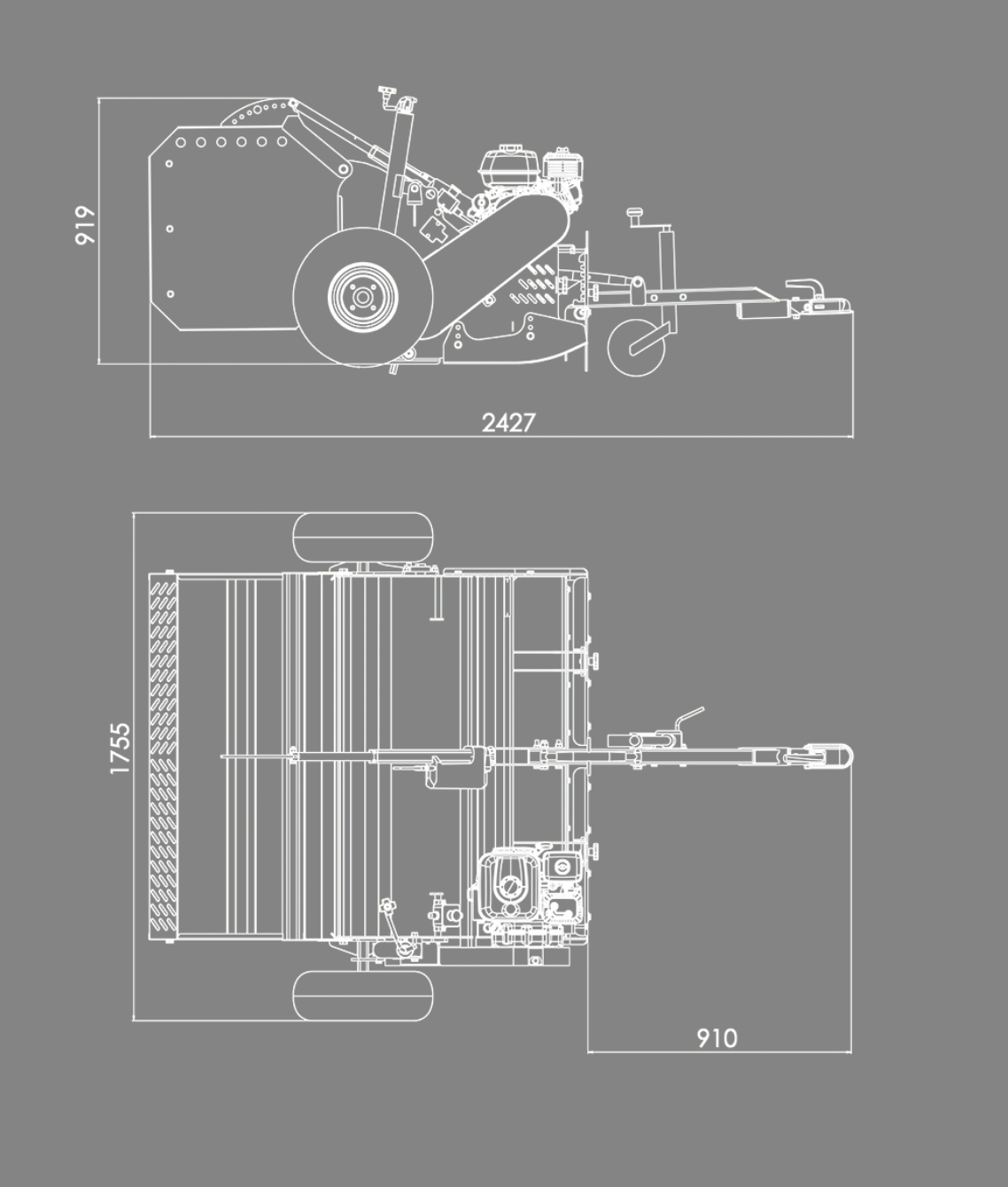 Paddock Cleaner ATV Chapman PC150E ELECTRIC (FRI frakt) - 19