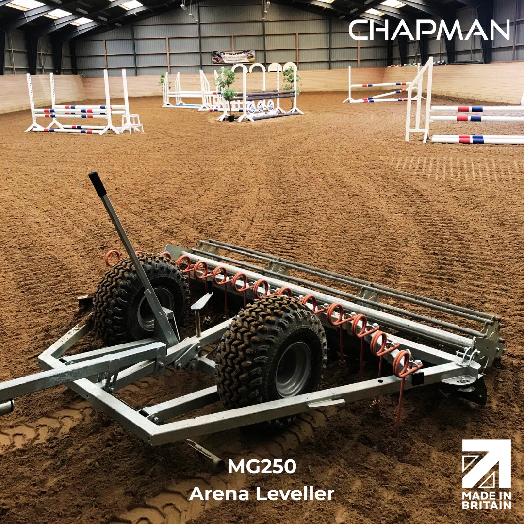 Vi har ridbaneharvar till alla underlag  